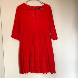Madewell dress eyelet lace